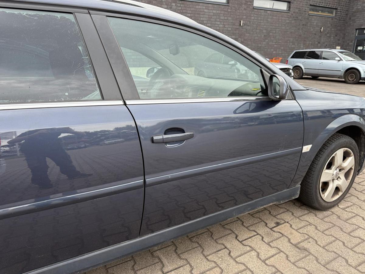Opel Vectra C original Tür vorn rechts Z168 Metroblau Perl Rohbau BJ06
